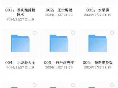 花了2.4万，全部买下来的小吃制作教程，适合小本创业学艺